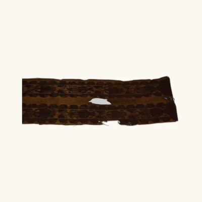 Égypte antique – Fragment textile copte en lin – Certificat d’Authenticité - vue 4