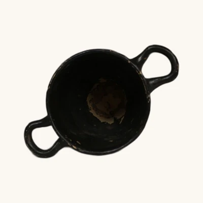 Ancient Greek Mycenaean Pottery Skyphos – 4th Century B.C. - vue 3