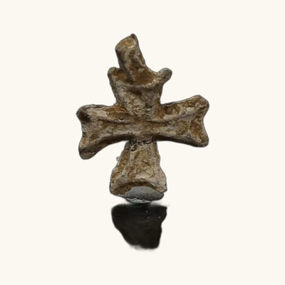 Byzantine – Lead Cross Pendant – Certificate of Authenticity - vue 4