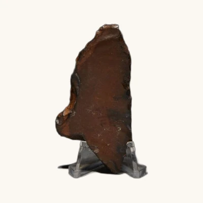 Couteau laminaire prédynastique en silex « chocolat » – Égypte Badari/Naqada – avec certificat d’authenticité - vue 4