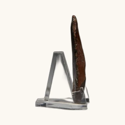 Couteau laminaire prédynastique en silex « chocolat » – Égypte Badari/Naqada – avec certificat d’authenticité - vue 3