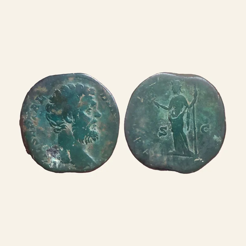 CLODIUS ALBINUS, as Caesar. 193-195 AD. Æ Sestertius 194-195 AD.
