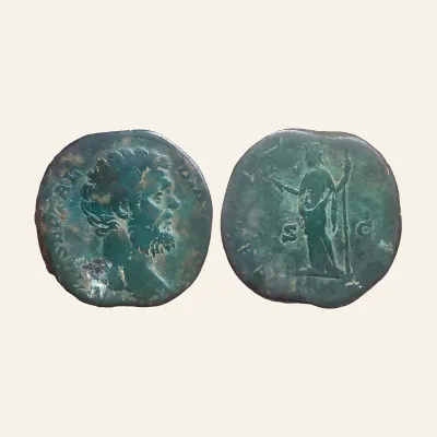 CLODIUS ALBINUS, as Caesar. 193-195 AD. Æ Sestertius 194-195 AD.