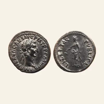 Nerva augustus, 96–98 Denarius 97, AR 19 mm, 3.46 g.
