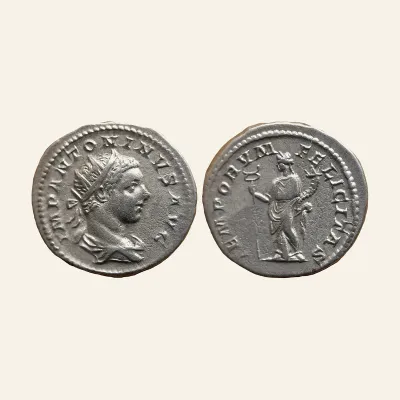 Elagabalus, 218-222. Antoninianus (Silver, 22mm, 6.19 g), Rome, 219-220.