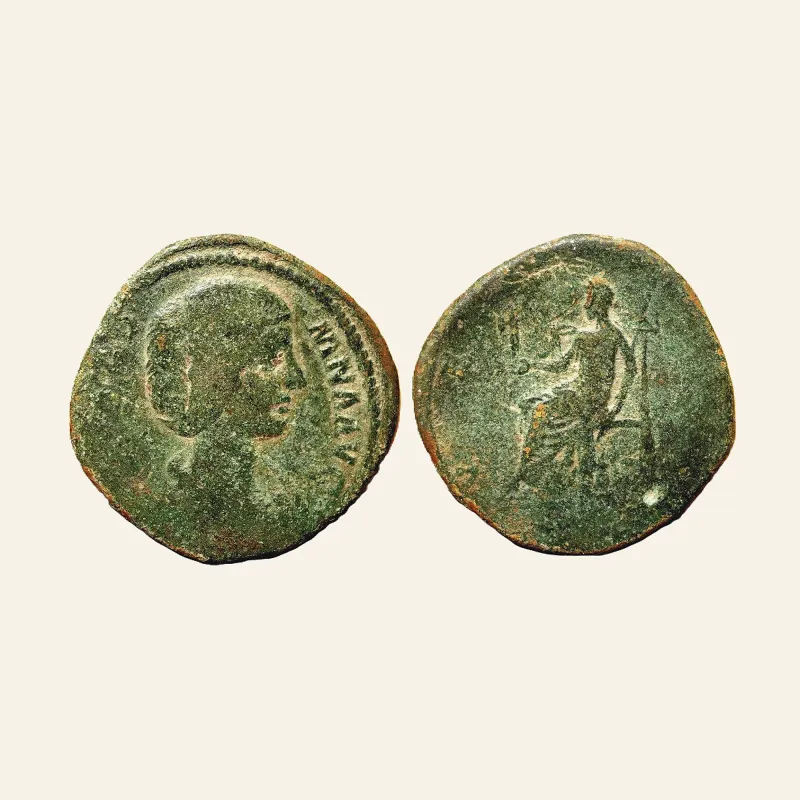 JULIA DOMNA (Augusta, 193-211). AE Sestertius. Rome.
