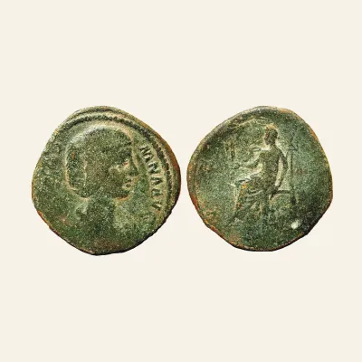 JULIA DOMNA (Augusta, 193-211). AE Sestertius. Rome.