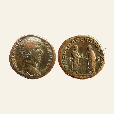 Lucius Verus, 161 – 169 Sestertius March-December 161, Æ 26.43 g.