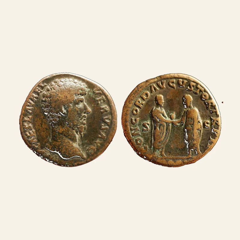 Lucius Verus, 161 – 169 Sestertius March-December 161, Æ 26.43 g.