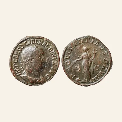 Balbinus, 22nd April – 29th July 238 Sestertius April-June 238, Æ 18.34 g
