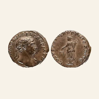 Reverse, of the denarius, for Trajan (98-117), AR Denarius, 3.35g, Rome, struck AD 107-108, mint of Rome, 98-117
