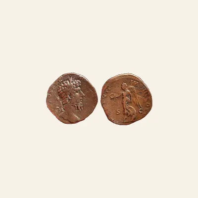 Lucius Verus, AD 161-169 Sestertius (23.9g ; 30mm ), Roma AD 167-168.