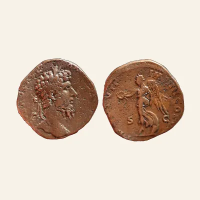 Lucius Verus, AD 161-169 Sestertius (23.9g ; 30mm ), Roma AD 167-168.