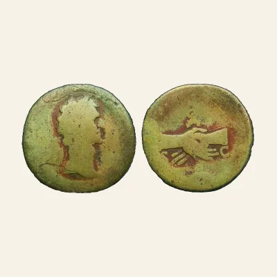 NERVA. 96-98 AD. Æ Sestertius (21.09 gm , 32 mm). Struck 97 AD.