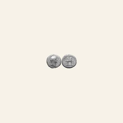 Domitian. 81 - 96 AD. Silver Denarius ( 19 mm, 3.45 g.). Rome mint, 90 AD.