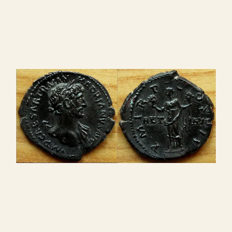 Hadrian, 117-138 Denarius 118, AR 3.23 g.