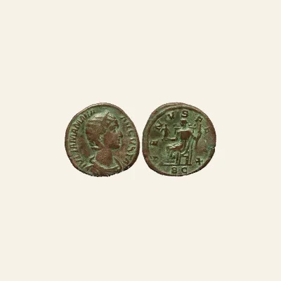 Julia Mamaea (mother of S. Alexander) Æ Sestertius. Rome, AD 224