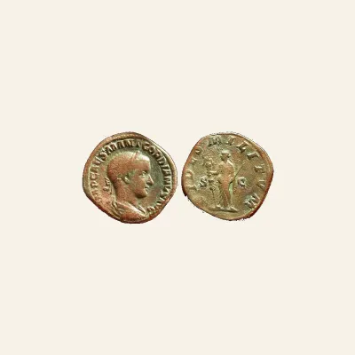 Gordian III, 238 – 244 Sestertius 238-239, Æ 21.96 g.