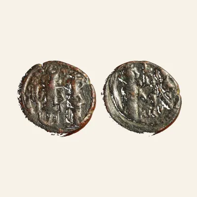 Constans II. 641-668. Æ follis (22mm, 8.97 g). Carthage mint. Struck 662-667