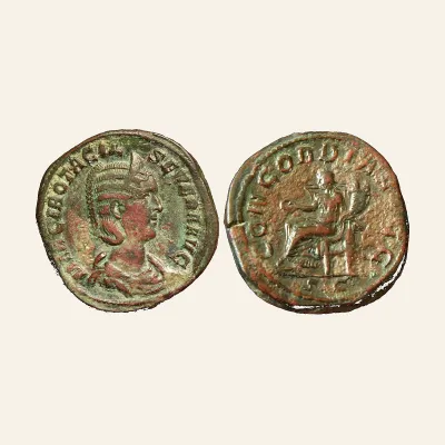 Otacilia Severa AE Sestertius 244-249. CONCORDIA