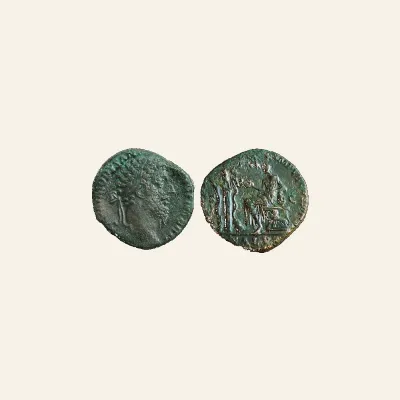 Commodus Æ Sestertius. Rome, AD 184-185. VERY RARE