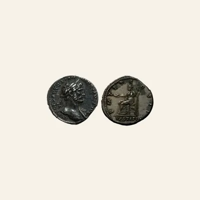 Hadrian, 117-138. Denarius (Silver, 3.12 g ), Rome 118.