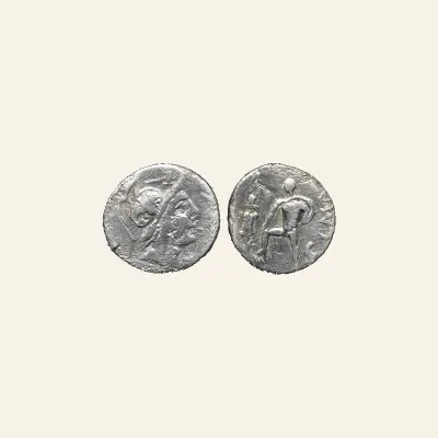C. Poblicius Malleolus. Denarius; C. Poblicius Malleolus; c. 96 BC, Denarius, 3.27g.