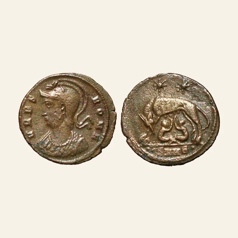 Commemorative Series. AD 330-354. Æ follis (18mm, 1.84 g,). Cyzicus mint. RARE