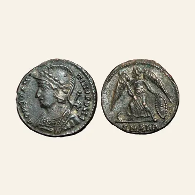 Constantine I, 306-337. Commemorative Issue - follis (Bronze, 3.65 g).