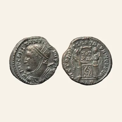 Constantine I 'the Great' (307/10-337 AD). Follis AE (17mm 2.70g) London.