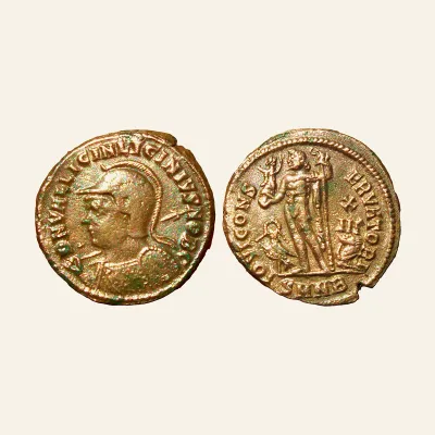 Licinius II as Caesar; 317-324 AD, Nicomedia, Follis, 3.55g.
