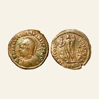 Licinius II as Caesar; 317-324 AD, Nicomedia, follis, 3.55g.