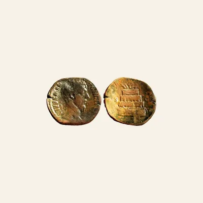 Divus Marcus Aurelius. Sestertius after 180, Æ 18.23 g. 31 mm