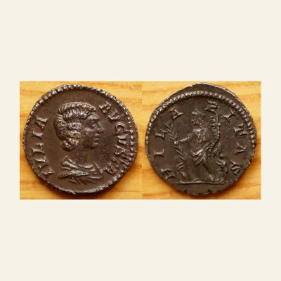 JULIA DOMNA, AR Denarius (3.72 gm). Struck 196-211 AD.