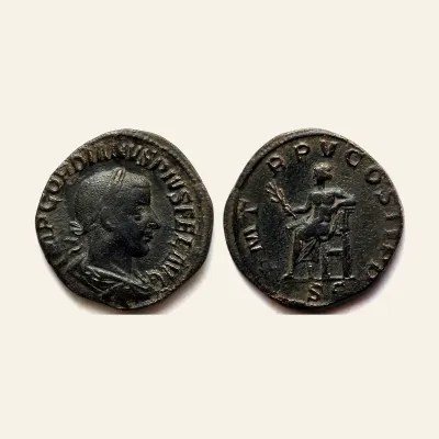 Gordian III (238-244) - AE Sestertius (Rome AD 243, 16.72 g)