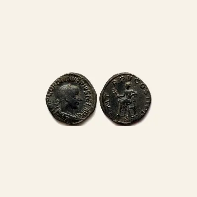 Gordian III (238-244) - AE Sestertius (Rome AD 243, 16.72 g)