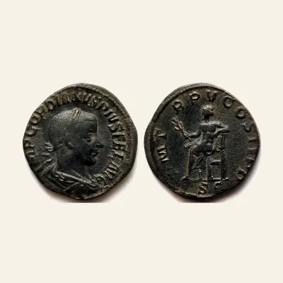 Gordian III (238-244) - AE Sestertius (Rome AD 243, 16.72 g)