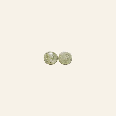 Reverse, of the denarius, for Trajan AR Denarius. Rome, AD 116-117., mint of Rome, 116-117