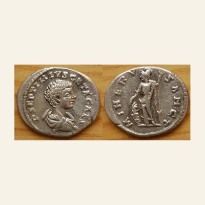 Geta, as Caesar, 198-209. Denarius (Silver, 19mm, 3.42 g), Laodicea ad Mare, 202.