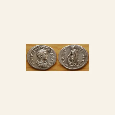 Geta, as Caesar, 198-209. Denarius (Silver, 19mm, 3.42 g), Laodicea ad Mare, 202.