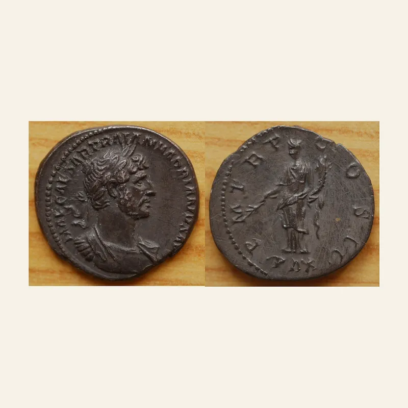 HADRIAN (117-138). AR Denarius. (20 mm , 3.19g) Rome.