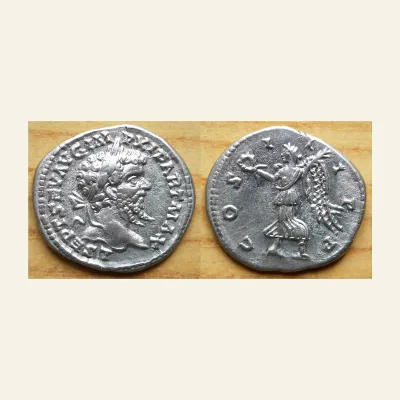 Reverse, of the denarius, for Septimius Severus 193–211 Denarius, Laodicea ad Mare 198-202, AR 3.42 g., 193–211