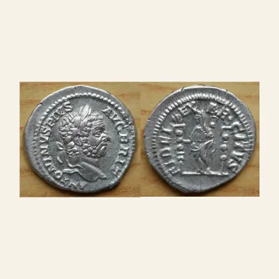 Caracalla AR Denarius. Rome, AD 210-213.