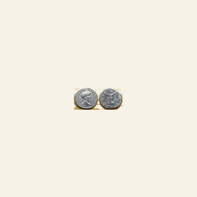 Reverse, of the denarius, for Septimius Severus. AR denarius (19mm, 3.37 gm). Rome, AD 202-210., mint of Rome, 202-210