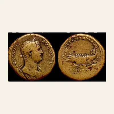 Hadrian (117-138), Sestertius, Rome, AD 132-134 AE (g 23,70 mm 33 )
