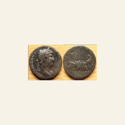 Hadrian. A.D. 117-138. AE as (26 mm, 10.23 g,). Rome A.D. 134-138.