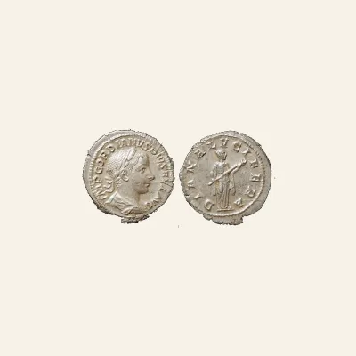 Gordian III (AD 238-244). AR denarius (19mm, 3.71 gm, 12h). Rome, summer AD 241.