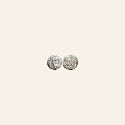 Reverse, for Vandals Honorius Gaiseric Silver Siliqua, Carthage after 439 - URBS ROMA, mint of Carthage