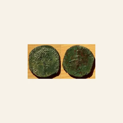 Commodus Æ Sestertius. Rome, AD 184-185.