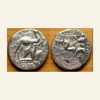 M. Aemilius Scaurus, P. Plautius Hypsaeus. Denarius 58, AR 3.63 g.